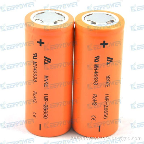 26650 3500mAh - MNKE li-ion 3.8V 26650 rechargeable battery